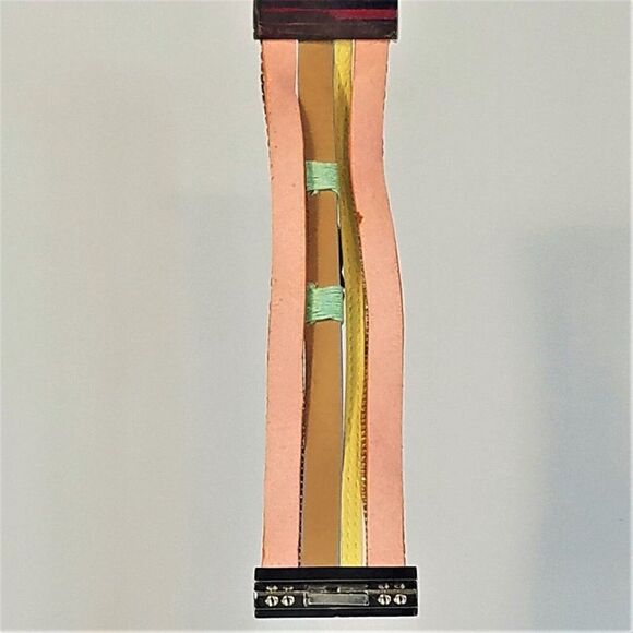 Feather Charm Faux Leather Wrap Bracelet Bling Multi Layer With Magnetic Clasp - Picture 8 of 8